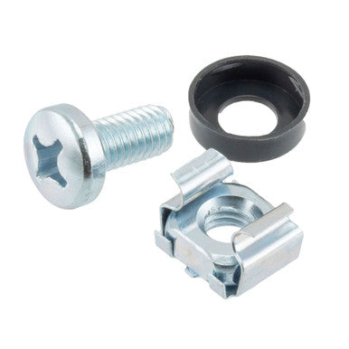 M6 screw, washer and cage nut hardware set