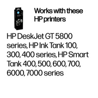 HP GT53 135ml Black Original Ink Bottle,6,000 pages - Image 2
