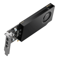 PNY NVIDIA RTX A400 4GB Graphics Card - three-quarter top left
