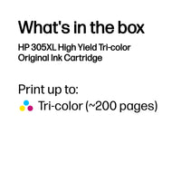 HP 305XL High Yield Tri-color Original Ink Cartridge - Image 3