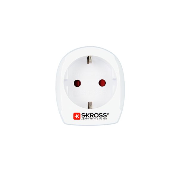SKROSS Europe to South Africa Travel Adapter - front