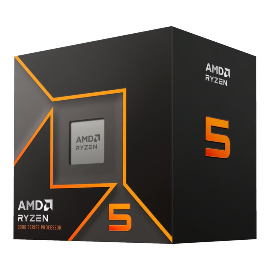 AMD Ryzen 5 9600 6-Core/12 Threads; Processor Socket: AMD5 ;5.20GHz max boost; 32MB cache; 65W TDP with Wraith Stealth Cooler