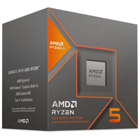 AMD Ryzen 5 8600G 4nm FinFET AM5 ; 6Core/ 12 Thread Base Clock 4.3 Integrated Radeon 760M RDNA 3 Graphics