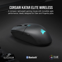 Corsair Katar Elite Wireless Optical Gaming Mouse 26000 DPI Black - Image 3