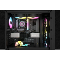 Corsair iCUE H100i ELITE LCD 240mm AIO CPU Liquid Cooler with ARGB Fans - Image 3