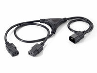 EQUIP CABLE, POWER EXT 1.6M – 2 X M TO 1