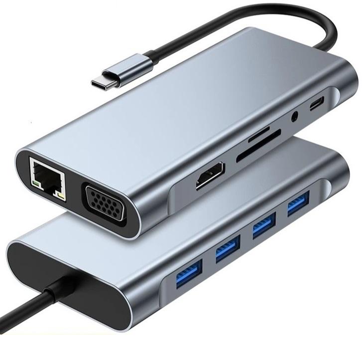 USB Type C 11 in 1 Dock