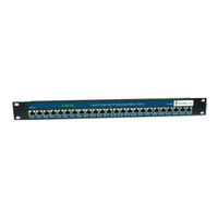 Clear Line 24 Port Gigabit Rackmount PoE Surge Arrestor CAT 6 Patch Panel - Image 2