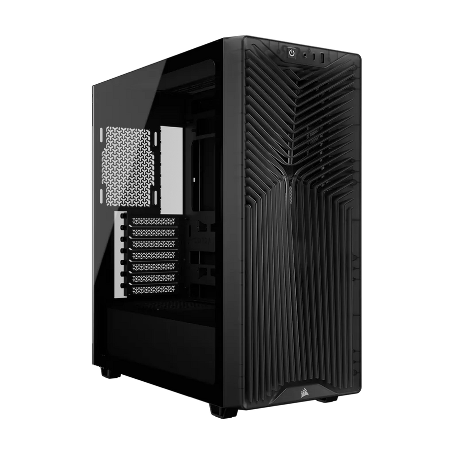 Corsair 3200D RS Mid-Tower PC Case Smoke 3x RS120 Fans 375mm GPU Clearance 360mm Radiator