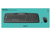 Logitech MK330 Full-Size Wireless Keyboard and Mouse Combo Spill-Resistant Nano USB Black - Image 4