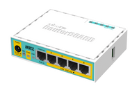MikroTik hEX PoE Lite - Desktop PoE Router with 5 10/100 LAN ports and 1 USB port - Image 3