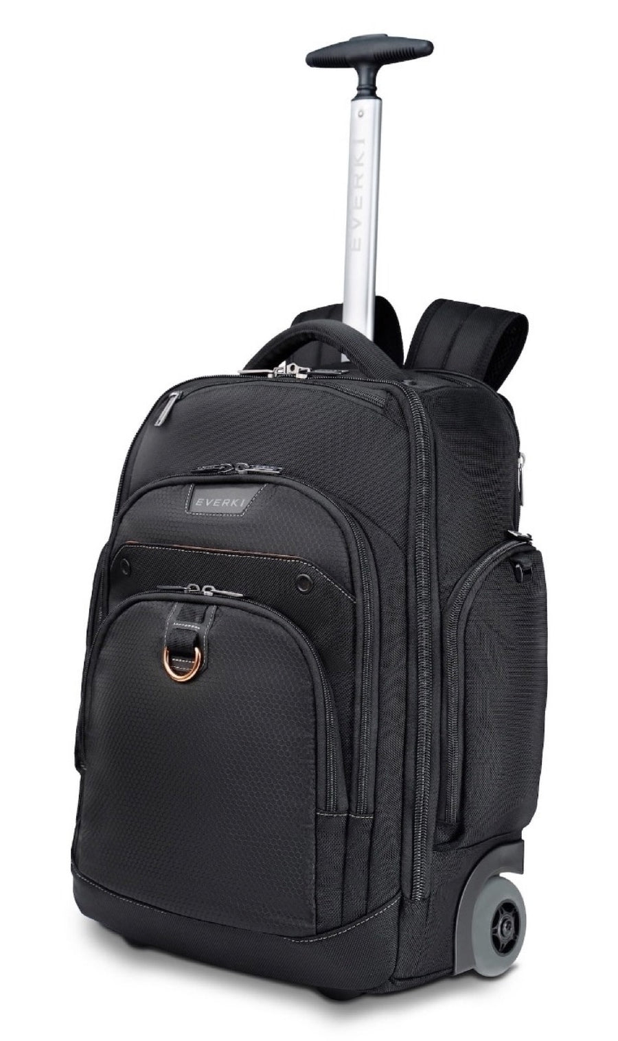EVERKI ATLAS 2 TROLLEY BACKPACK | Fits up to 17.3 inch laptops | Grey Wheels | ECO-friendly | RFID-safe pocket | Spacious