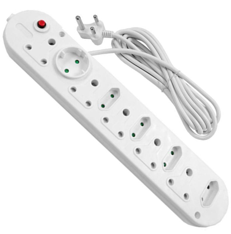 10 Way + 5M Cord Multiplug