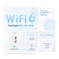 TP-Link AX1500 Whole Home Mesh Wi-Fi Router - 2 Pack - Image 3