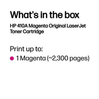 HP 410A Magenta Original LaserJet Toner Cartridge 2 300 pgs - Image 3