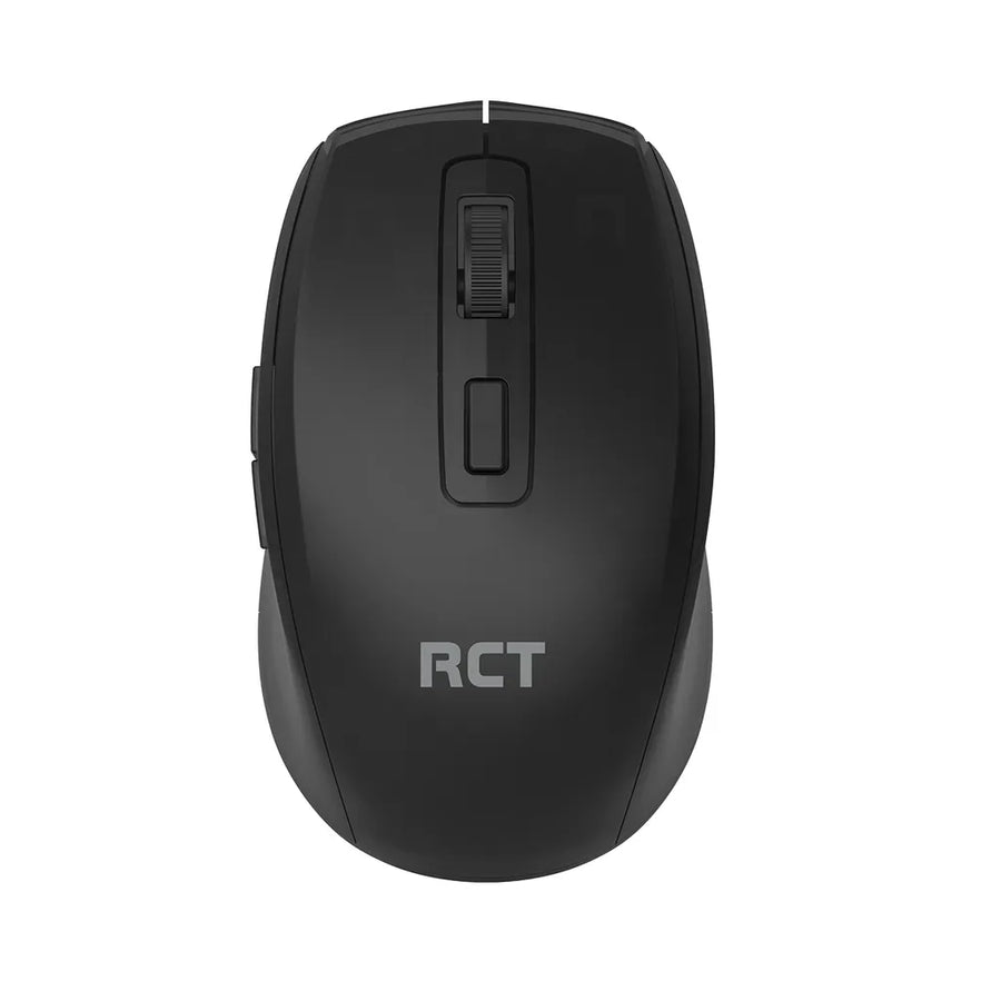 RCT 2.4GHz Wireless Optical Mouse 6-Button Silent Click Adjustable DPI Black