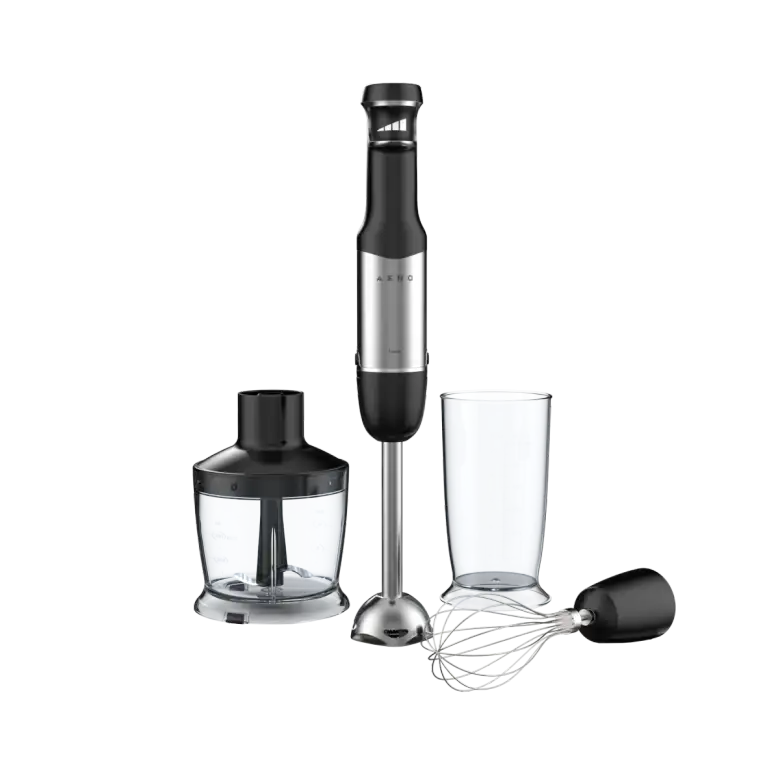 AENO Hand Blender HB2: 1000W, Smooth speed control, LED speed indication, 0.5L Chopper, 0,6L Measuring jar
