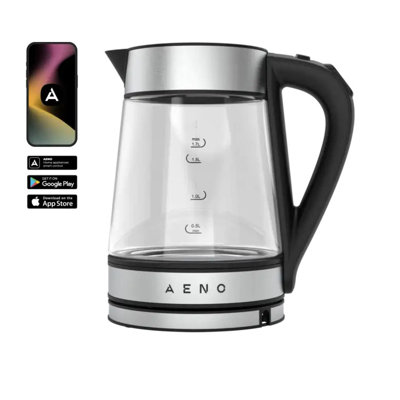 AENO Electric Kettle, Tongtai smart wifi, glass kettle, 220-240V~, 50/60Hz, 1850-2200W, Strix, NW:1.15Kg
