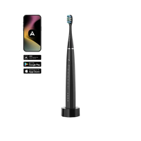 AENO SMART Sonic Electric toothbrush, DB2S: Black, 4modes +8 smart, wireless charging, 46000rpm, 90 days