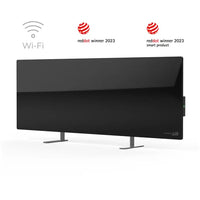 AENO Premium Eco Smart Heater, 700W, Tempered glass, Infrared+convection heating type, Plug type: South - Image 2