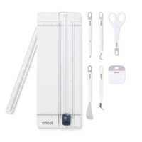 2008760 - Cricut 13 Inch Essential Tool Set. trimmer; scroing stylus; spatula; weeder; scraper; scissors; tweezers