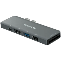 CANYON hub DS-5 7in1 Thunderbolt 3 Space Grey - Image 2
