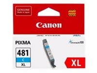 Canon-Ink-CLI-481 XL C-TS704/ S6140/ TS6240/ TS8140/ TS8240/ TS9140/ TS7540/ TS9540/ TS6340/ TS8340- Yield 515