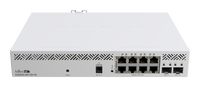 MikroTik Cloud Smart Switch 8 Port PoE 2 SFP+ desktop enclosure MT-RBCSS610-8P-2S+IN