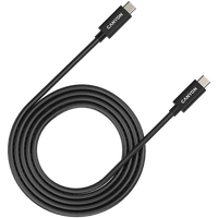 CANYON cable UC-42 USB-C to USB-C 240W 20Gbps 4k 2m Black