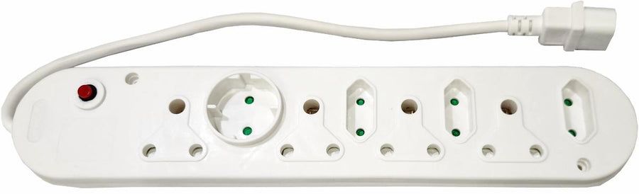 8 Way Multi-Plug + Iec
