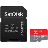 SanDisk Ultra 64GB Class 10 MicroSDXC Card