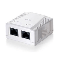 Equip Wallbox, CAT6E UTP 2-PORT