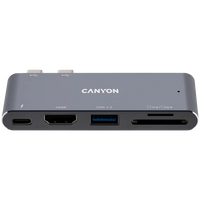 CANYON hub DS-5 5in1 Thunderbolt 3 4k Space Grey