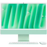 24-inch iMac with Retina 4.5K display: Apple M4 chip with 10‑core CPU and 10‑core GPU, 16GB, 256GB SSD - Green