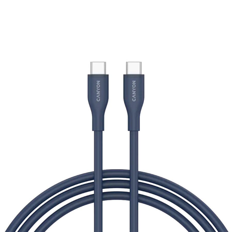 CANYON cable CC60SC10 C-C 60W 1m Silicon Dark blue
