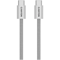 CANYON cable OnWire 60MG C-C 60W Magnet Braided 1m Light Grey - Image 3
