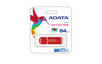 ADATA UV150 USB 3.2 64GB Snap Cap Red