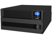 MECER RT 10KVA On-Line Rackmount 2U UPS - front angle view