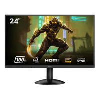 AOC 23.8-inch Full HD 100Hz 1ms VA Monitor Adaptive-Sync HDMI VGA Black - Image 2