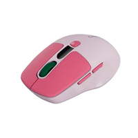 CANYON mouse MW-26 LCD Silent Dual Mode Wireless Pink - Image 2