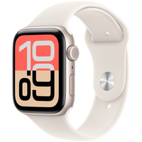 Apple Watch SE 3 GPS + Cellular 44mm Starlight Aluminium Case with Starlight Sport Band - S/M