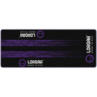LORGAR RX1FM, Sim Racing Floor Mat Advanced, Stitched edge, 1,700X700X3 mm, Black/purple - Image 3