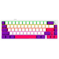 LORGAR KBP70MW, Wireless 65% Mechanical Gaming Keyboard Pro, Black/red, EN layout - Image 2