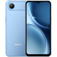OSCAL Flat 3C LTE Smartphone, 6.65'' HD+ IPS 720*1612 90Hz, Quad-core T310 up to 2.0GHz Blue