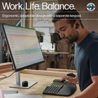 HP 965 Ergonomic Wireless Keyboard with Numpad