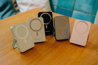 Verbatim Charge 'n' Go Power Bank with Stand Magnetic Wireless 10000mAh - Black