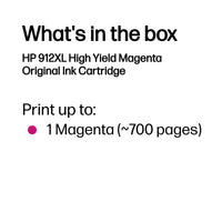 HP 912XL High Yield Magenta Original Ink Cartridge, 700 pages - Image 3