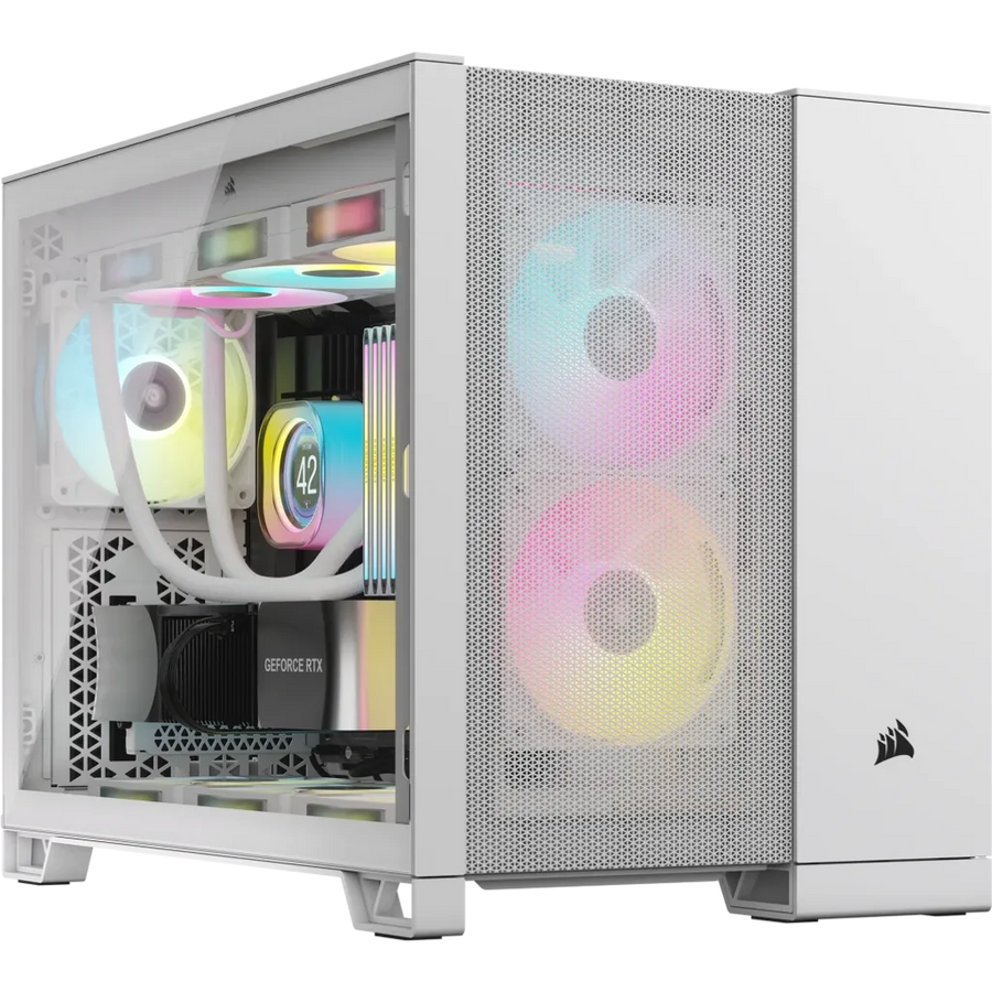 Corsair 2500D AIRFLOW Midi-Tower ATX PC Case White Tempered Glass
