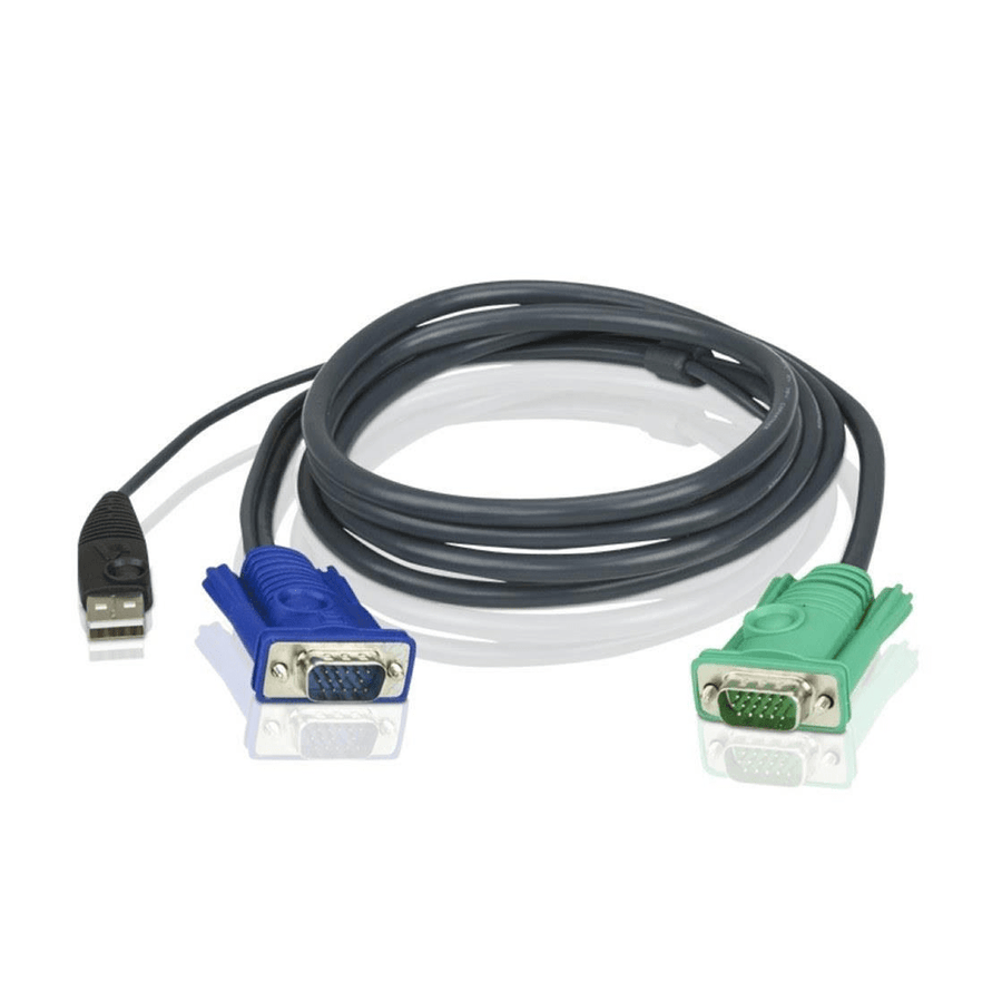 ATEN 3M USB KVM Cable with 3 in 1 SPHD