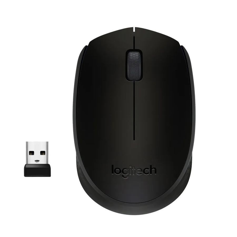 Logitech M171 Wireless Mouse Nano USB Receiver Optical 10m Range Black